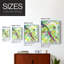 Impression encadrée Bright Tropical Abstraction VI - bois massif-538248302-538248296