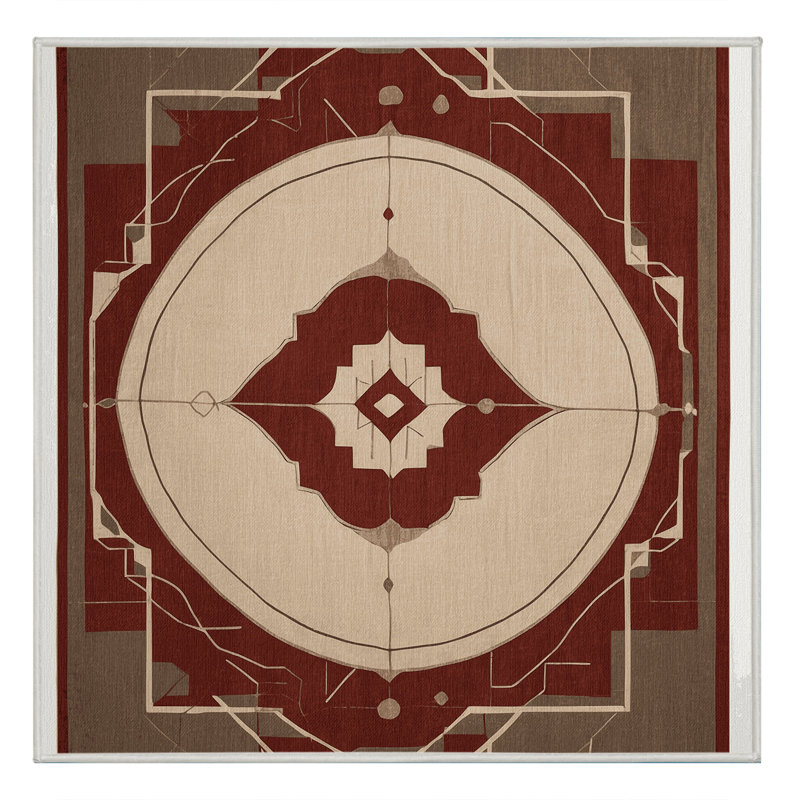 Parallel Realms Rug, Square 8'