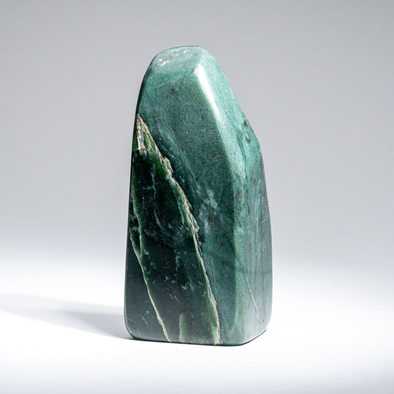 Polished Nephrite Jade Freeform from Pakistan (1.3 Lbs)