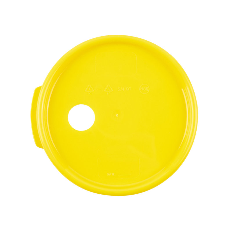 Couvercle en plastique 7,25 po x 7,25 po Met Lux de Met Lux , Jaune