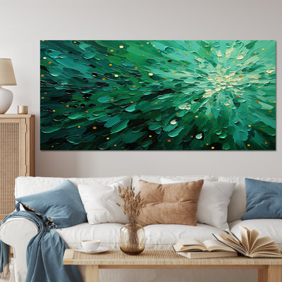 Emerald Euphoria II - Abstract Landscapes Wall Decor