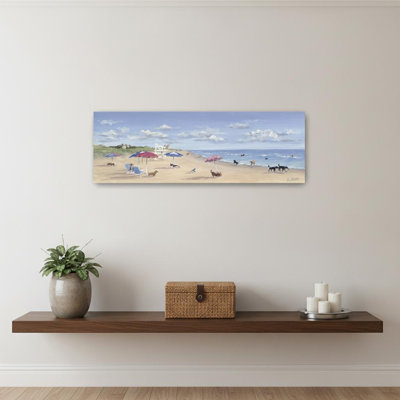 Dogs Rule The Beach Unframed Wall Art