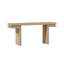 Console très large en placage de bois véritable de 66 po, canapé minimaliste derrière le canapé pour le vestibule, le couloir, le salon, le bureau à domicile, chêne vieilli-323372402