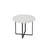 5PCS Rustic Breakfast Nook Dining Set, Faux Marble Triamine Top Round Dining Table With 4 PU Leather Chairs-795291222