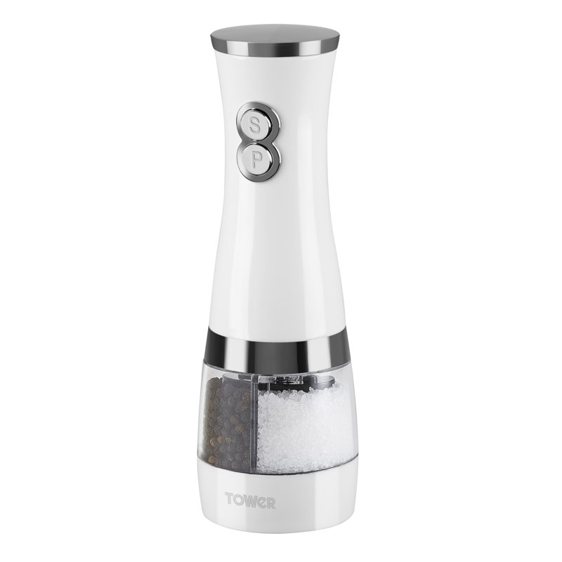 Duo Electric 2-in-1 Salt and Pepper Combination, White