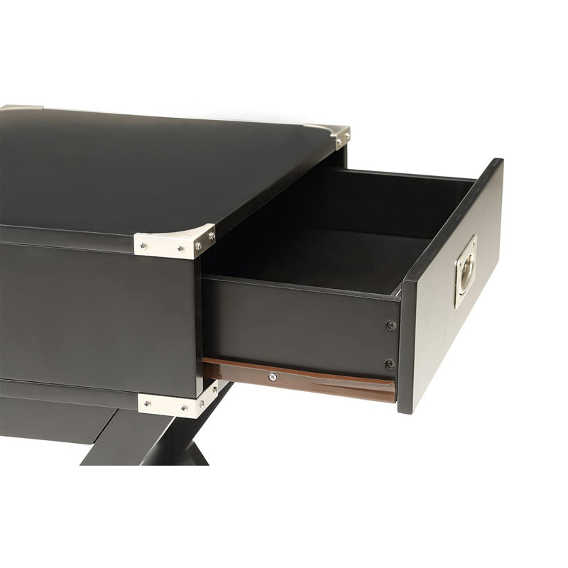 Modern Minimalist Side Table, Black