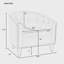 Fauteuil demi-tonneau l 28,3 po-1717143408