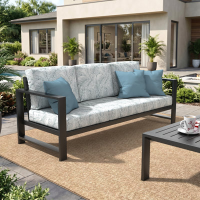 Canapé d'extérieur de 80 po de largeur avec coussins Sunbrella® Trasdamad