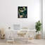 Dragon et chevalier, art mural flottant noir encadré par Ciruelo-252206488-252206495