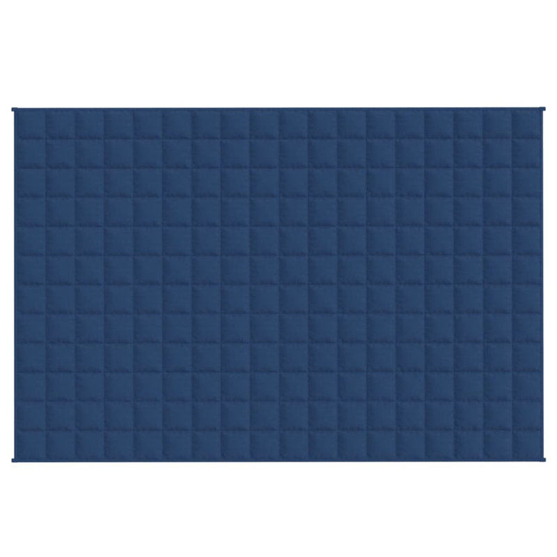 Polyester lesté vidaXL, perles de verre, Bleu, L 78,7 po x L 78,7 po