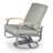 Askar Swivel Powder Coated Aluminum Outdoor Lounge Chair-19643689-19643661-19643684