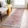 Transitional Bordered Vintage Machine Washable Non Slip Area Rug