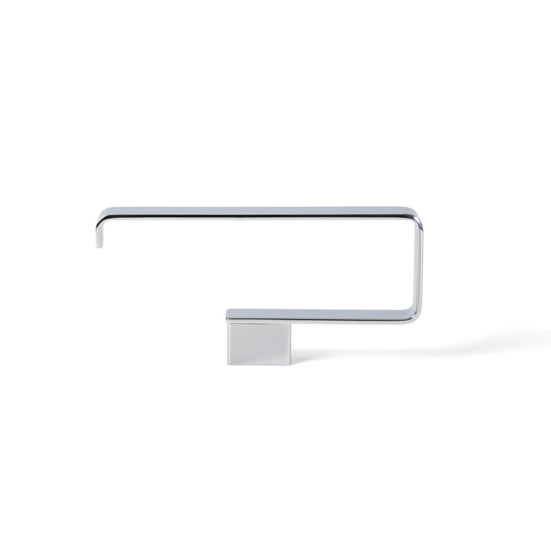 Chrome Rectangular Wall Mounted Towel Ring