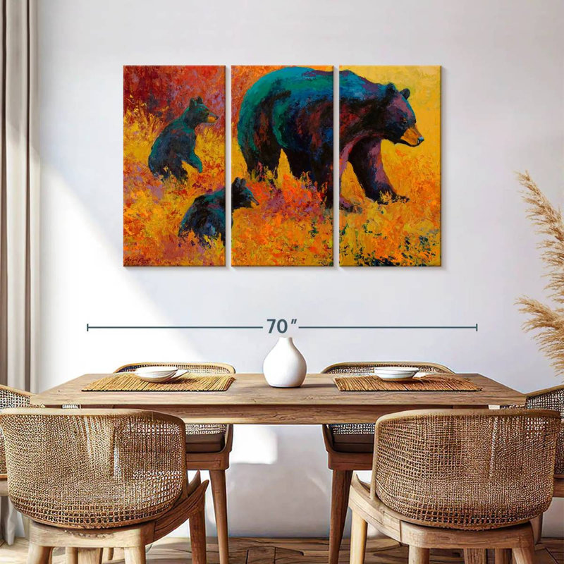 Brampt Double Trouble Black Bear, 36" H x 57" W