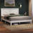 Multi-sized Wooden Bed Frame with Headboard, No Box Spring Needed-2140697813-2140697814
