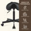 Tabouret à selle ergonomique réglable Latitude Run®-1280302406-1302237018