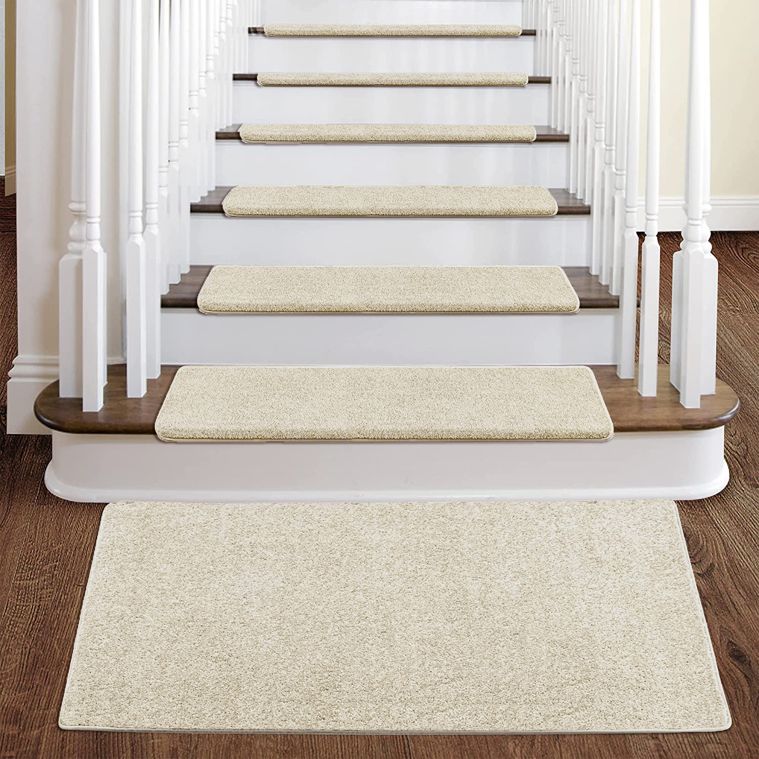 Canora Grey Non-Slip Black Stair Treads, Wayfair