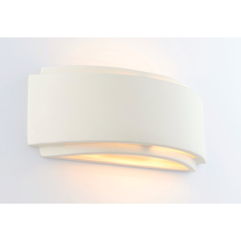 Oxbrooke Ceramic Flush Mounted Sconce