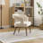 25.8"W Modern Accent Chair,Upholstered Reading Chair With Wood Legs-125879475