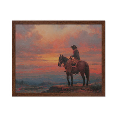 Coucher de soleil Cowboy