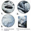 Arbre monochromatique Serenade - paysage art mural, salon-91268858-91268862
