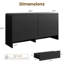 Commode 6 tiroirs 55,1 po-364316835