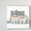 «Cutie Kitties» par Emily Adams, reproduction sur toile-1945778873