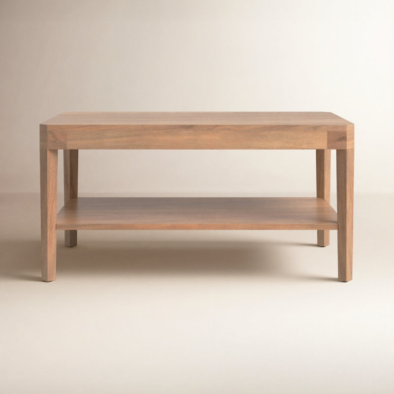 Ardentown Solid Wood Single Coffee Table, Natural
