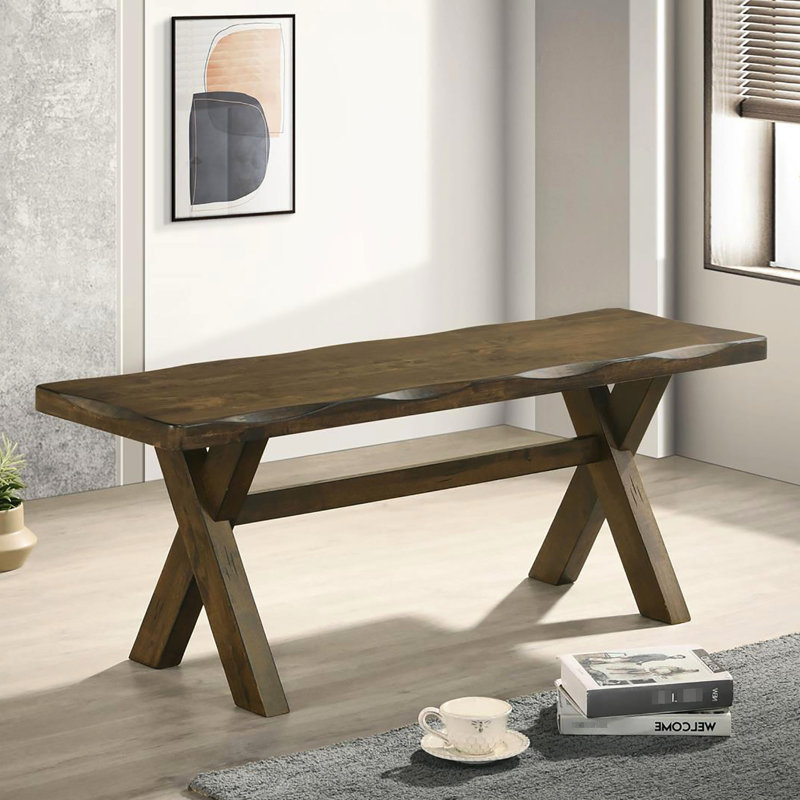 Knotty Nutmeg Seating - Le banc décoratif de construction rehausse la maison