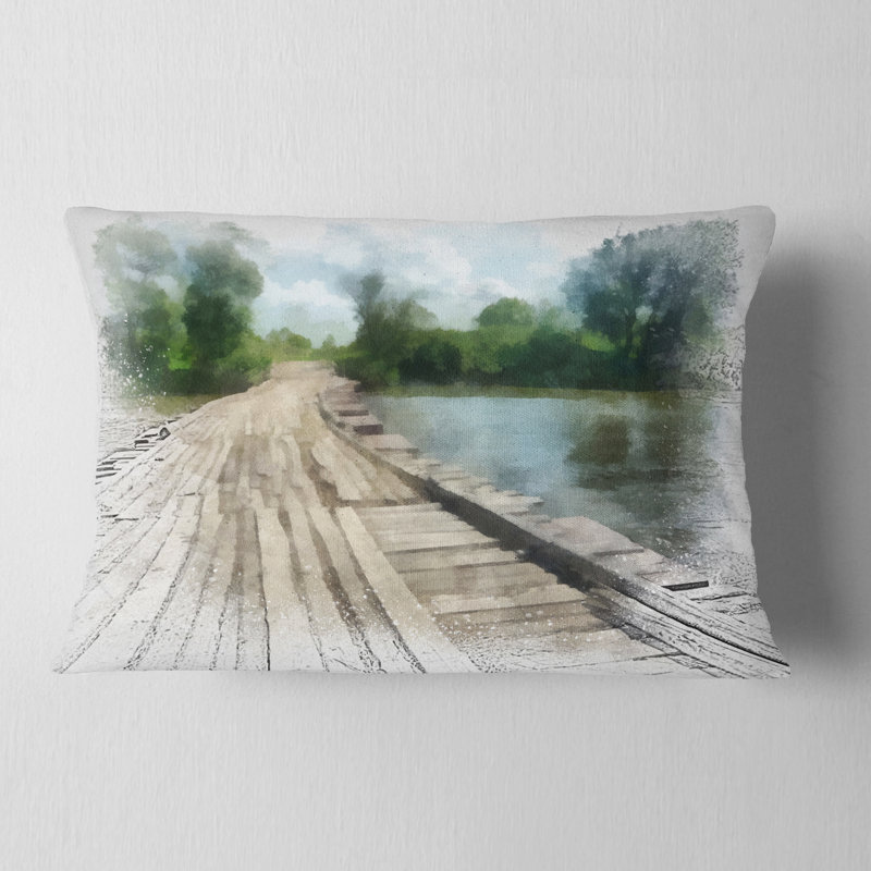 Coussin lombaire Paysage