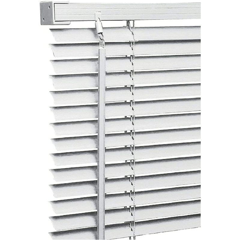 PVC Room Darkening Venetian Blind, 213 cm L x 165 cm W, Grey