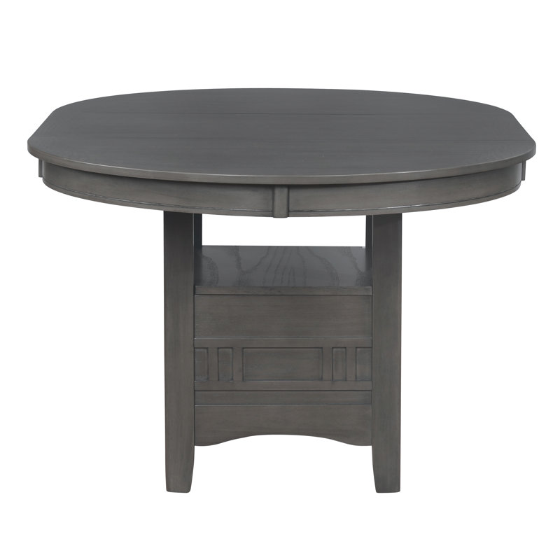 Glinda Extendable Dining Table, Medium Gray, Standard (30.5" Height)