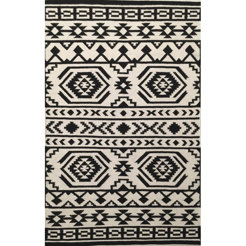 Treadaway Wool Geometric Indoor Rug, Rectangle 3' x 5'