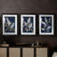 FLORAL Series CLX - Impression encadrée sur mesure de qualité supérieure - 3 pièces-1694748475-1694748473