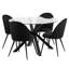 Charlie Metal Base Dining Table
