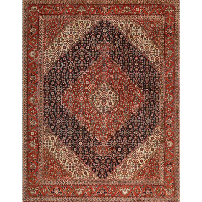Tapis oriental brun / rouge, Rectangle 5 pi x 7 pi