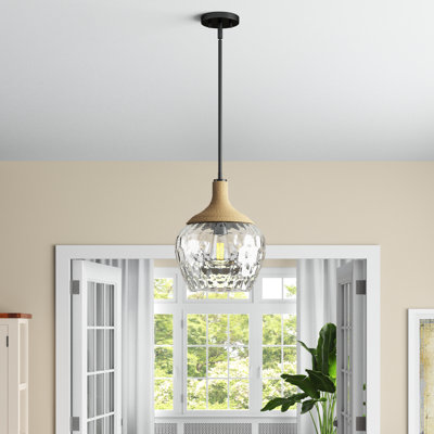 Luminaire suspendu en dome à 1 lumière
