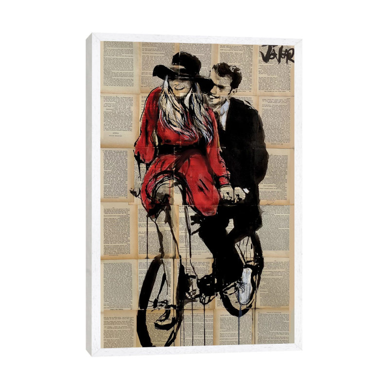 Days In Bliss by Loui Jover - Print on Canvas, 101.6 cm H x 66.04 cm W, White Framed Canvas