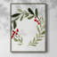 «Christmas Holiday Art» CECXLV III, reproduction d'art encadrée - bois massif-193518842