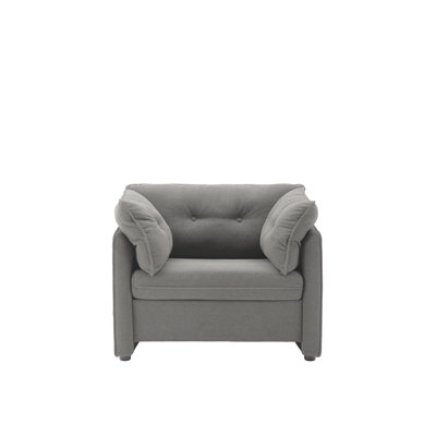Fauteuil d'appoint simple en chenille de style moderne