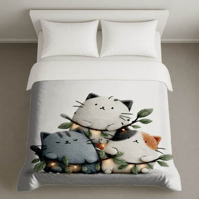 Cute Cartoon Cats Duvet Covers