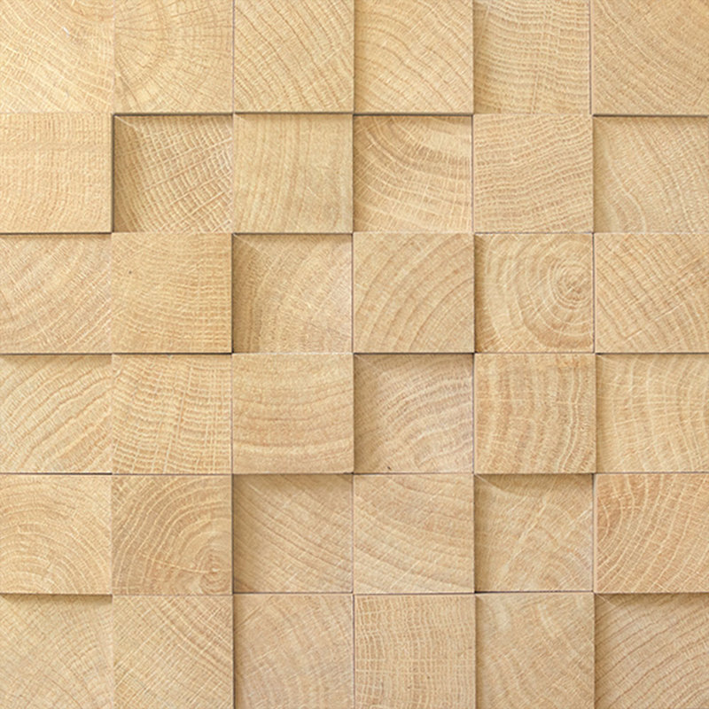 Bespoke Wood 2X2 3D mosaïque chêne, Beige