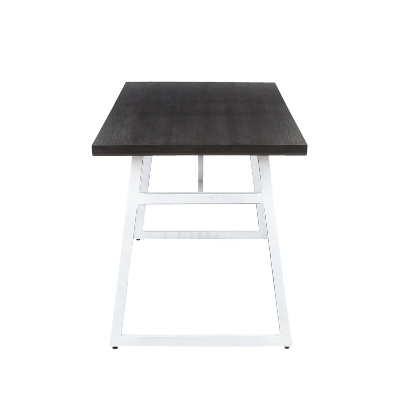 Table de salle à manger géométrique avec grain et base 4