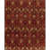 Vogue Hand Knotted Wool Area Rug in Red