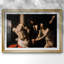 The Flagellation of Christ (Rouen Version) - Caravage - reproduction encadrée avec passe-partout et verre - c. 1607-305486137-305486136-305486135