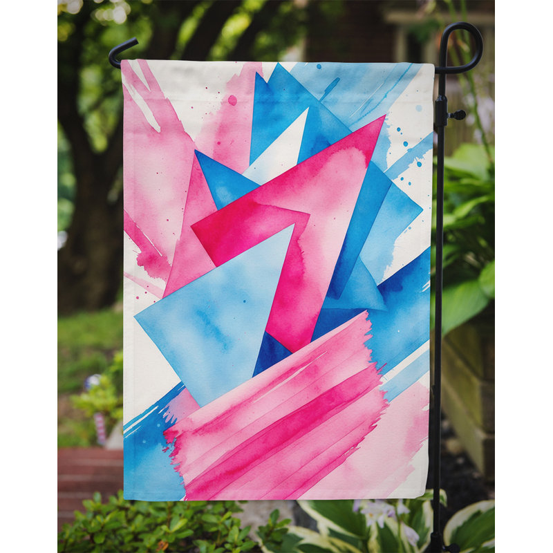 Drapeau de jardin Trans and Proud Pride, Taille du jardin, Trans and Proud Pride
