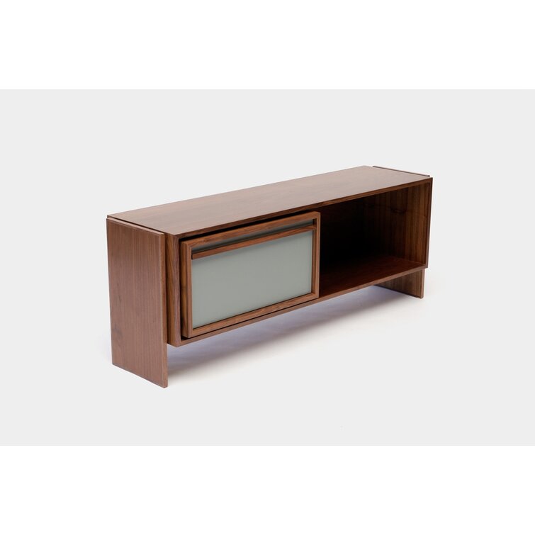 Low Units Solid Wood Recessed Wall Shelf