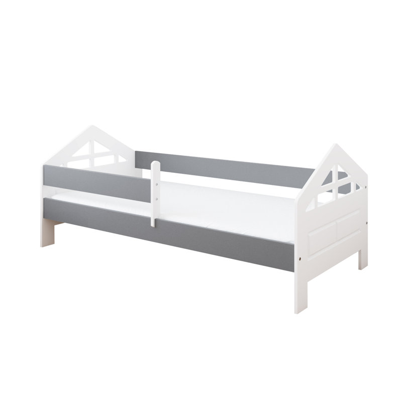 Leach Standard House Beds, 70 x 140 cm, White/Grey