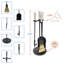 Mini ensemble d'outils de foyer en fer 4 pièces Reddin-161695811