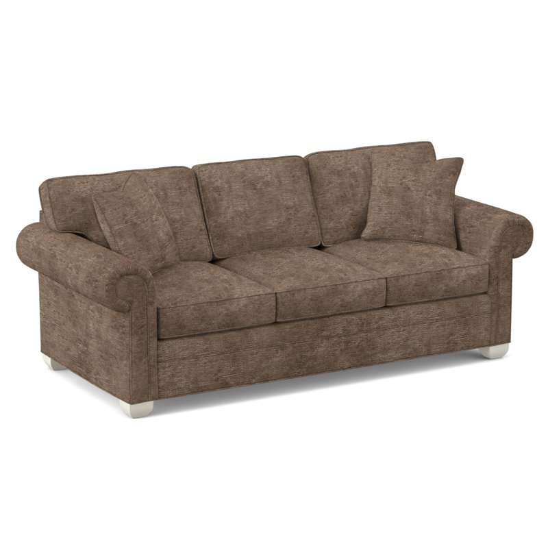 Main Street Upholstered 85'' Sleeper Sofa, Nadia Earth, Wrenn